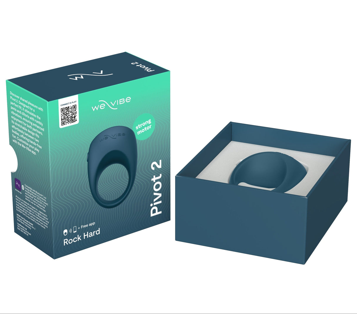 We-Vibe We‑Vibe Pivot 2 Couples Vibrating Ring — Slate - WE3109