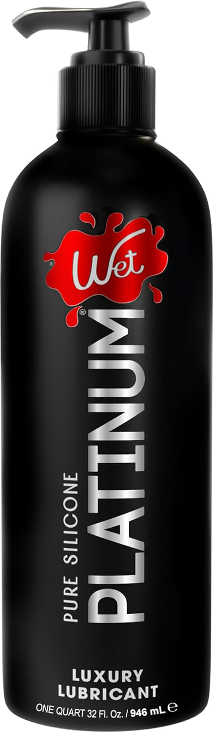 Wet Platinum Luxury Silicone Lubricant, 32 fl. oz. - WT20715