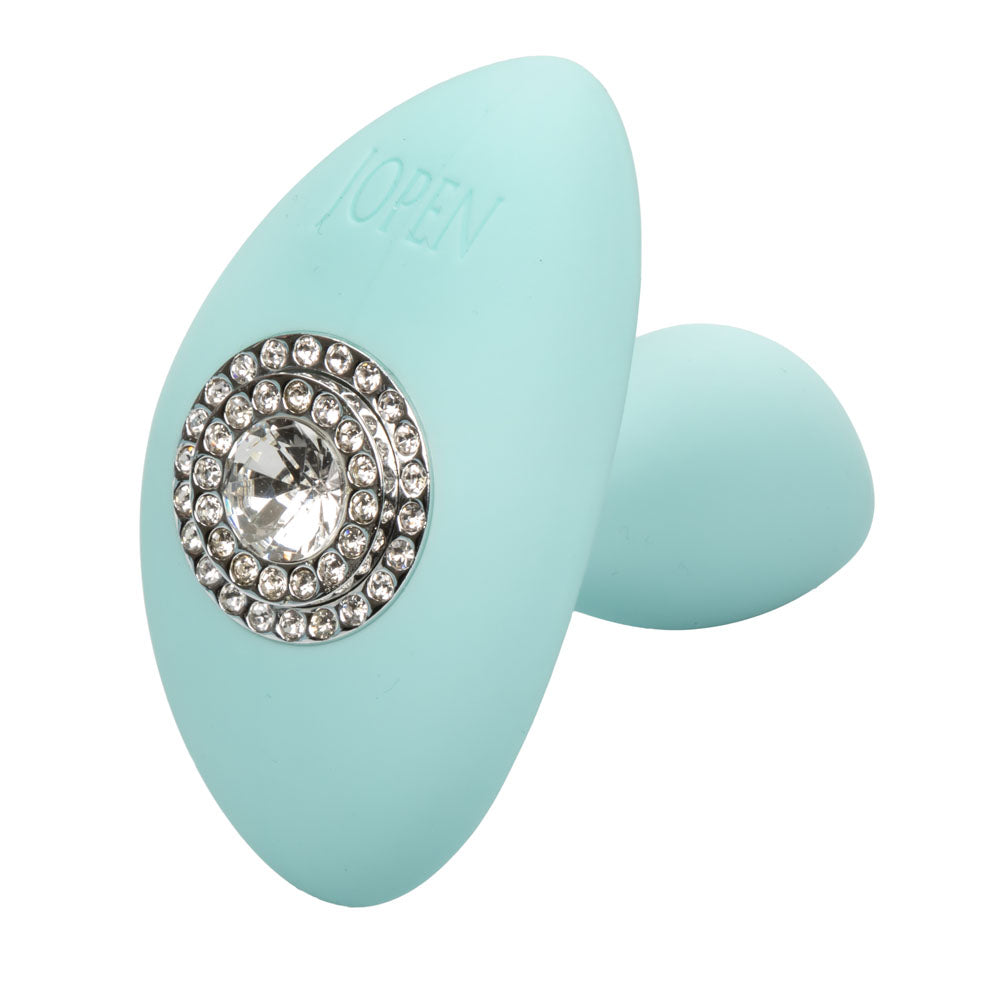 CalExotics Pave Audrey Anal Stimulator — Satin Finish Silicone & Remote - JO8005803