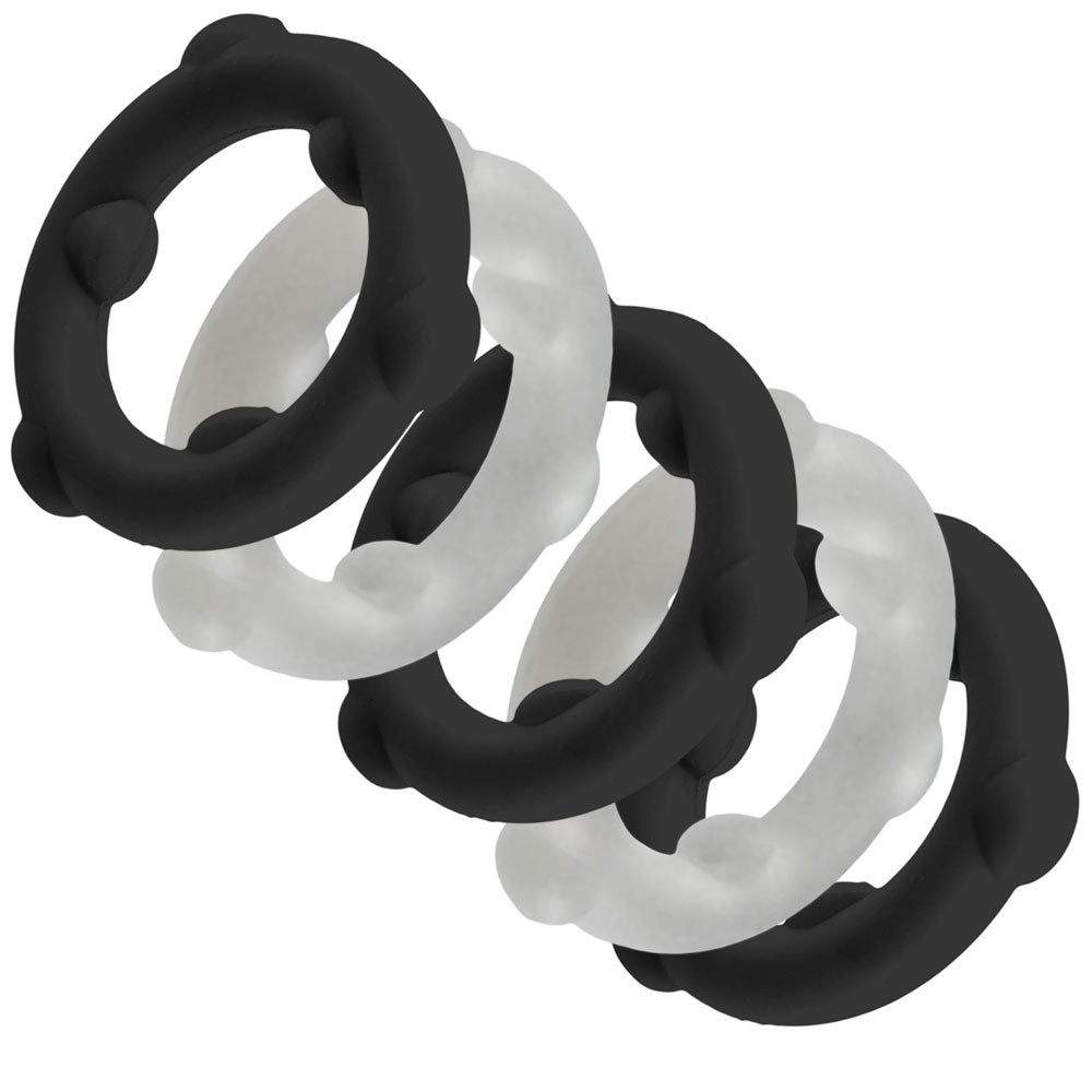 Oxballs Gearheads 5-Pack Spinner Rings — Black Vapor - OX-3203-VPBK