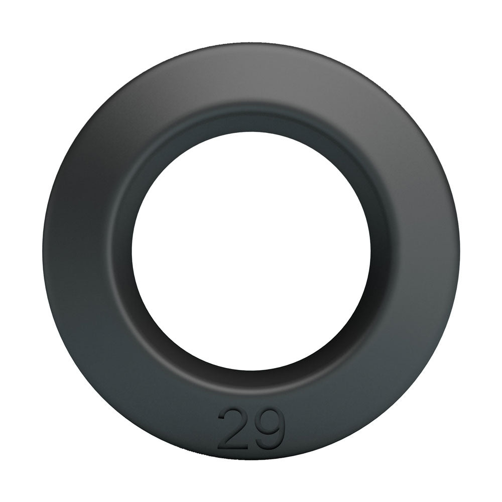 Pretty Love Brodan Super Soft Silicone Cockring, Black 55 mm - BI-210351