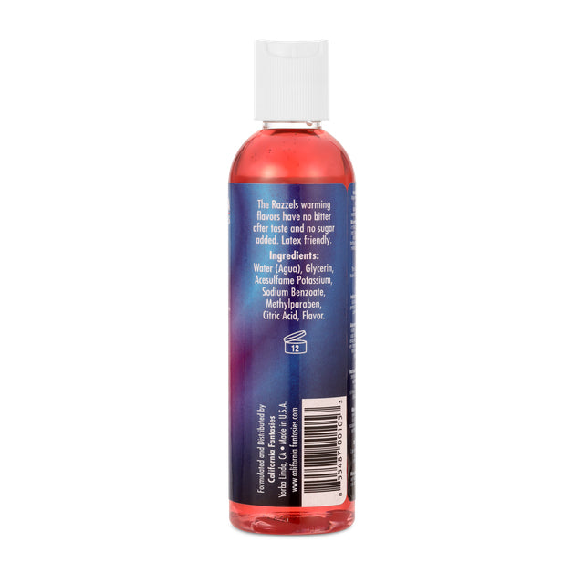 Razzels Warming Lubricant - Sinful Strawberry - 4 Oz. Bottle by California Fantasies