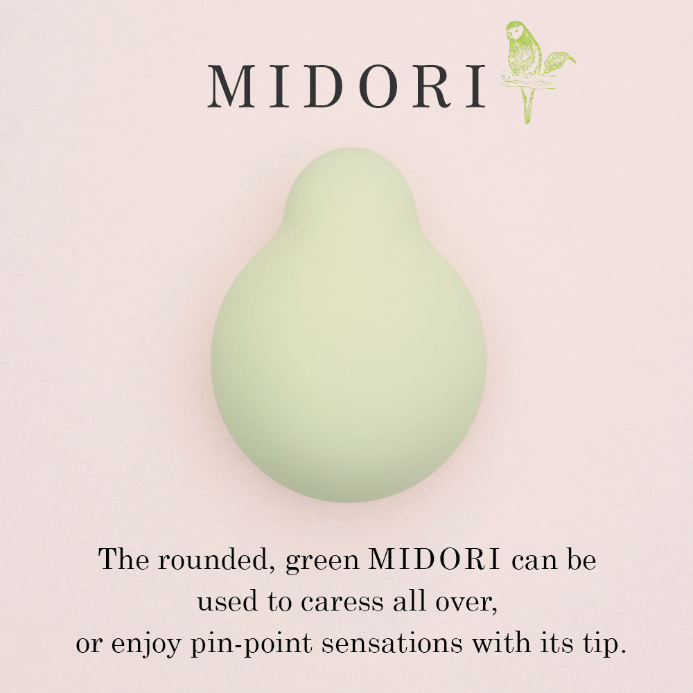 Iroha MIDORI Mini Vibrator — Splash‑Proof, USB Rechargeable - TN803