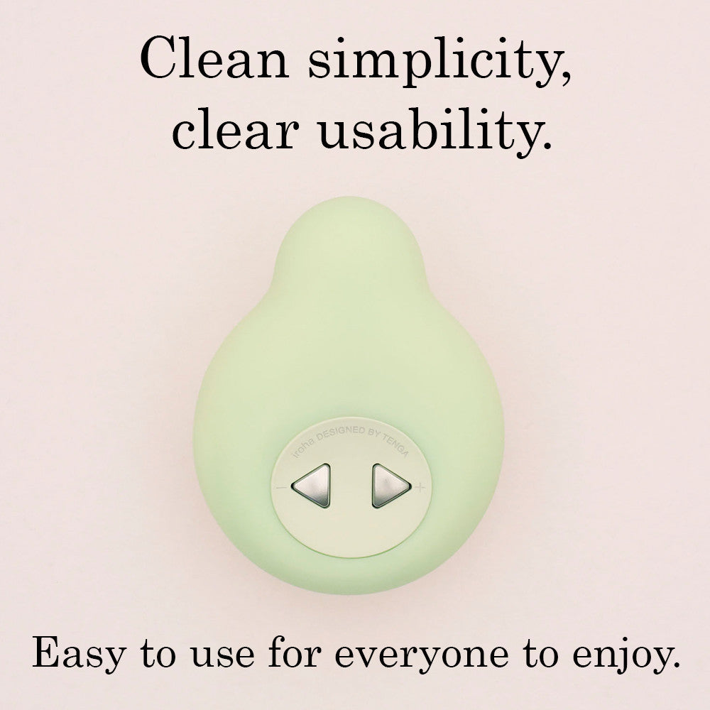 Iroha MIDORI Mini Vibrator — Splash‑Proof, USB Rechargeable - TN803