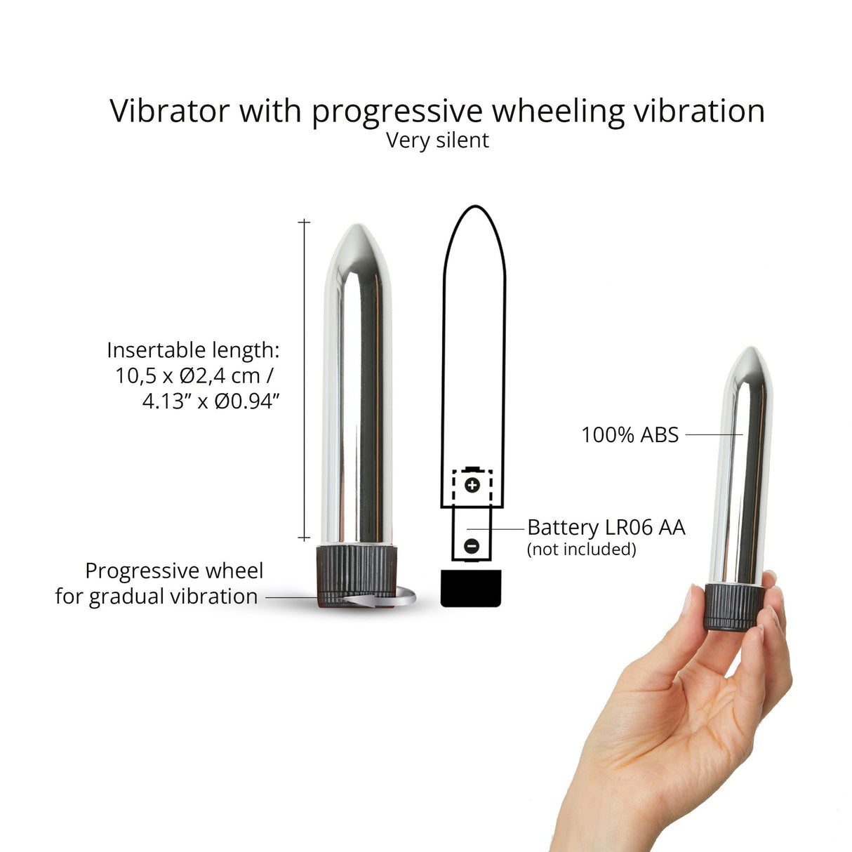 LOVE TO LOVE Sexy Vibe 14 cm ABS Mini Vibrator (Splashproof) - LV1469