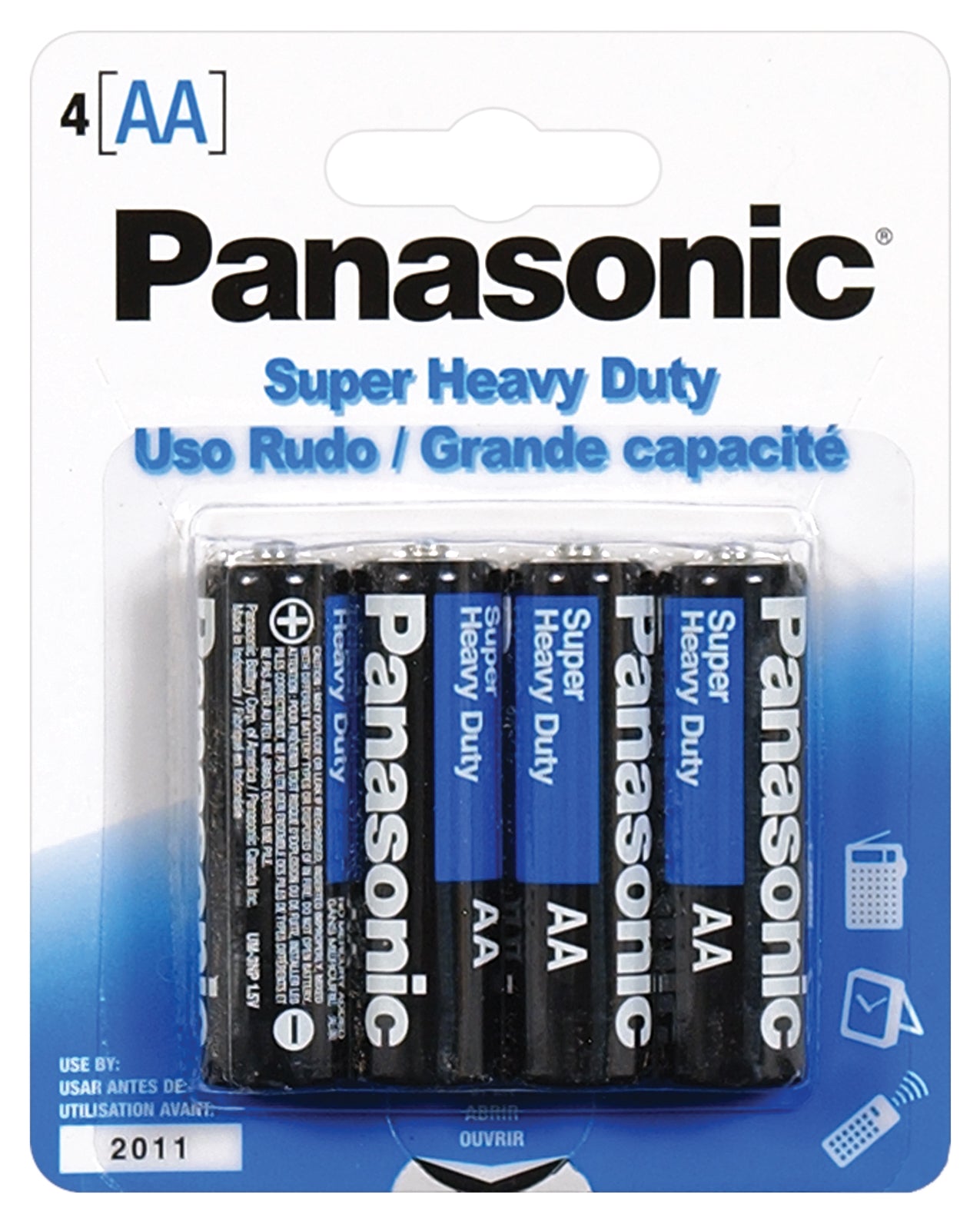 Panasonic Super Heavy Duty Battery AA - Pack of 4 by Power Technology