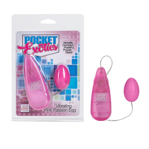 Pocket Exotics Vibrating Passion Egg - Pink by CalExotics