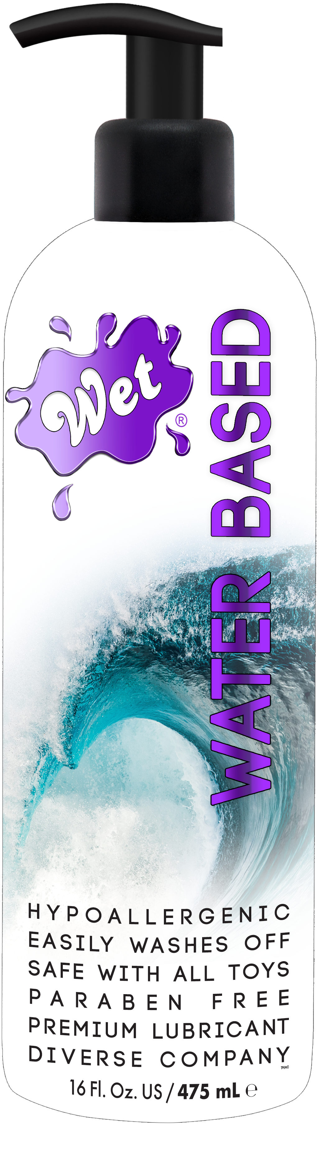 Wet Original Water-Based Lubricant 16 oz - WT20349-16OZ