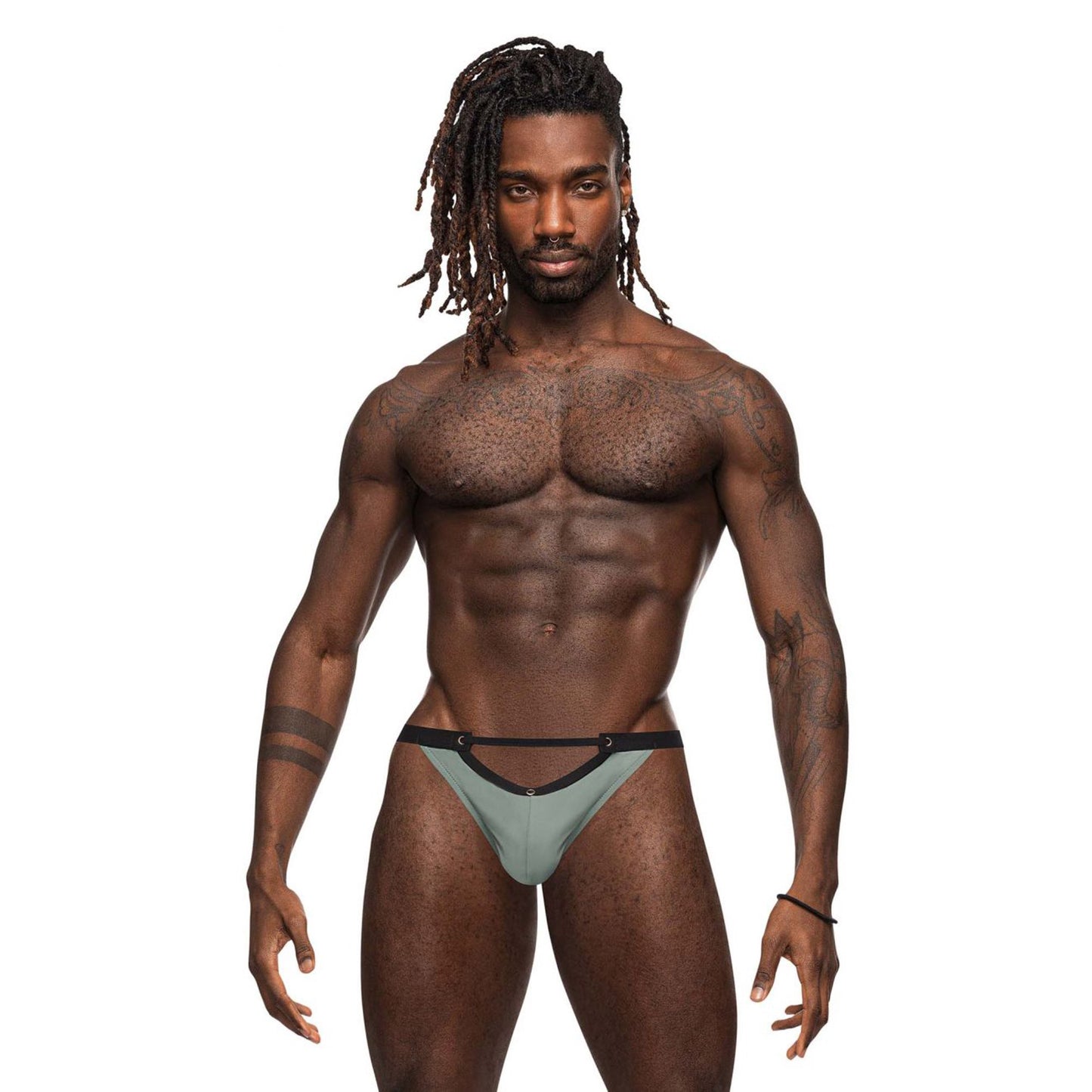 "Magnificence Micro v-Thong - X-Large - Jade MP-455276JAXL"