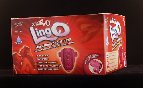 Screaming O Ling-O Vibrating Tongue Ring, 12-Count Box - LNG110D