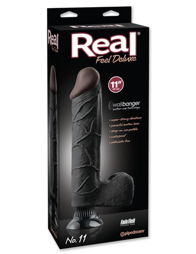 Real Feel Deluxe no.11 11-Inch - Black by Pipedream