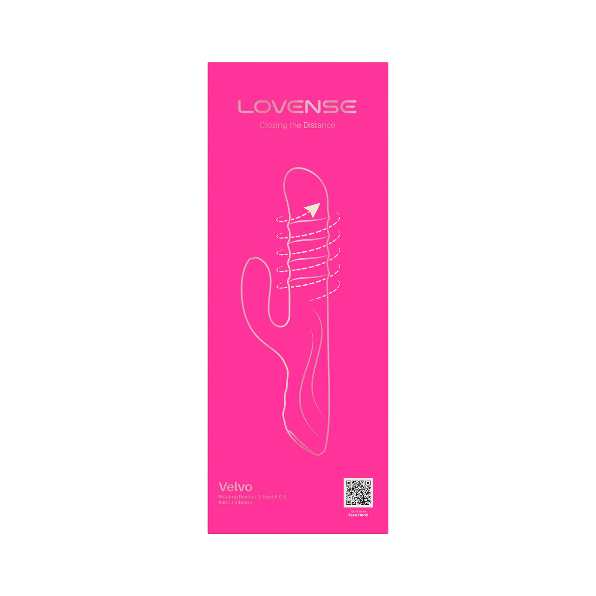Lovense Velvo Anal Toy — NeoSpin 360° Rolling Beads & Dual-Arm Stimulation - LS0838