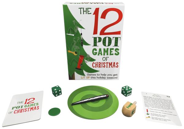 Kheper Games 12 Pot Games of Christmas Party Game Set - KG-XM007