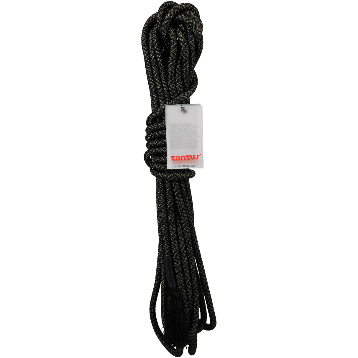 Tantus 30 ft Bondage Rope — 6mm Polyester, Olive & Onyx - TS3853
