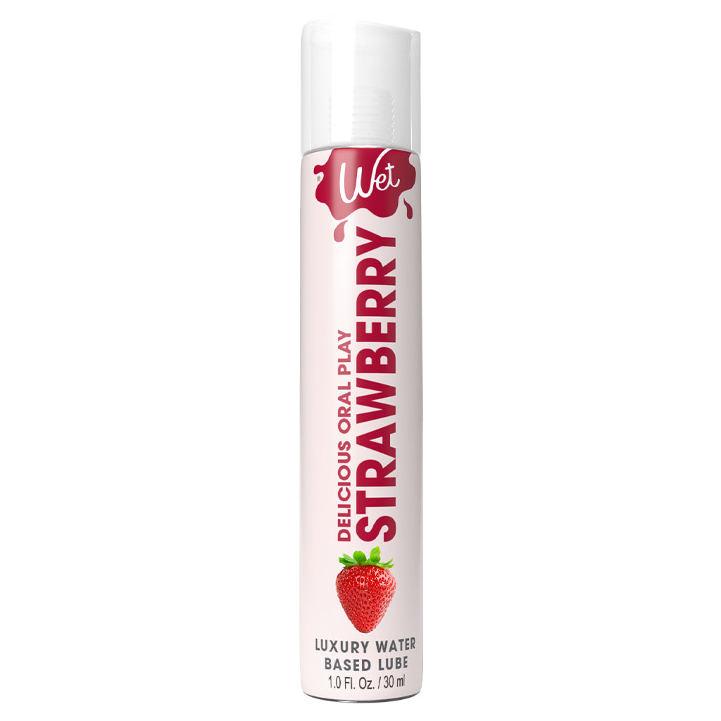 Wet Strawberry Flavored Lubricant — 1 fl oz (30 ml) - WT5237
