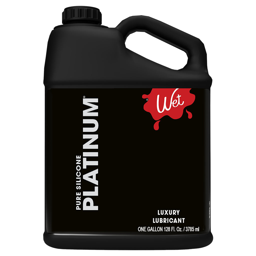 Wet Platinum Silicone Lubricant — 128 fl oz (3785 ml) - WT0090