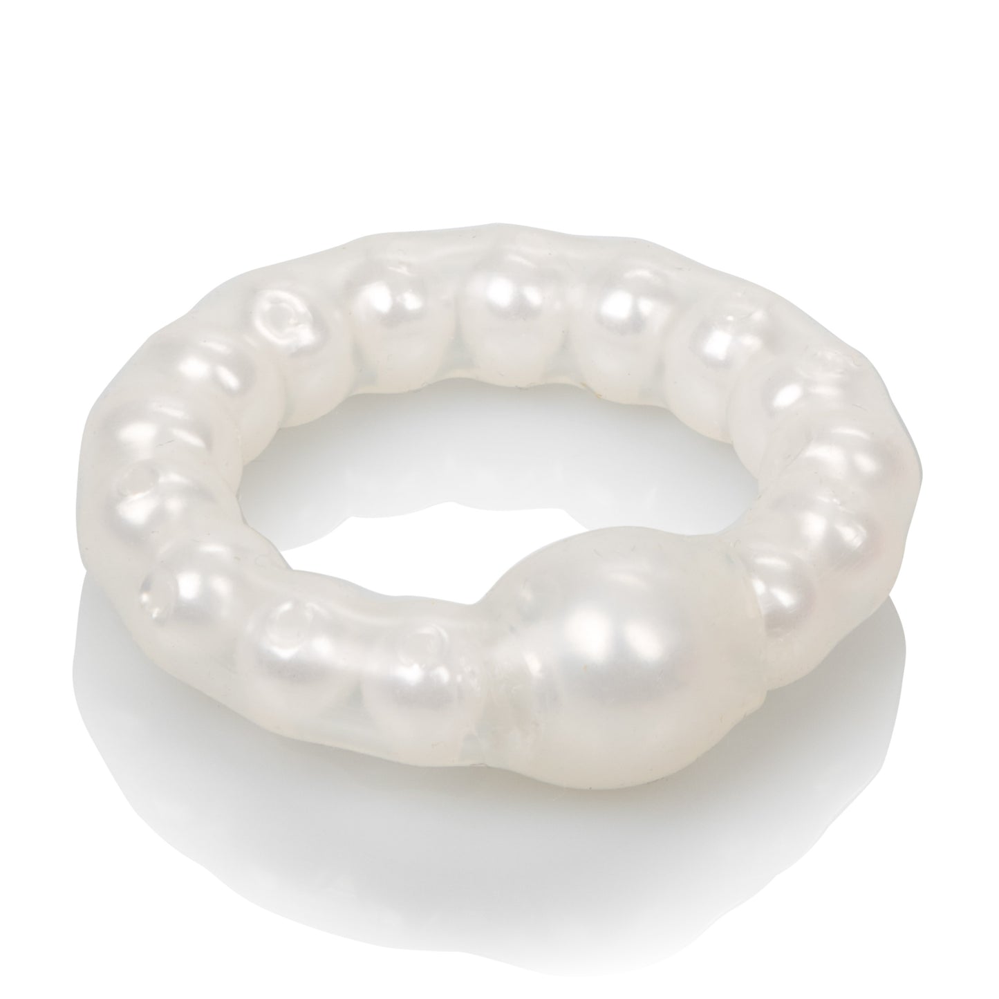 Pearl Beaded Prolong Rings - White by CalExotics