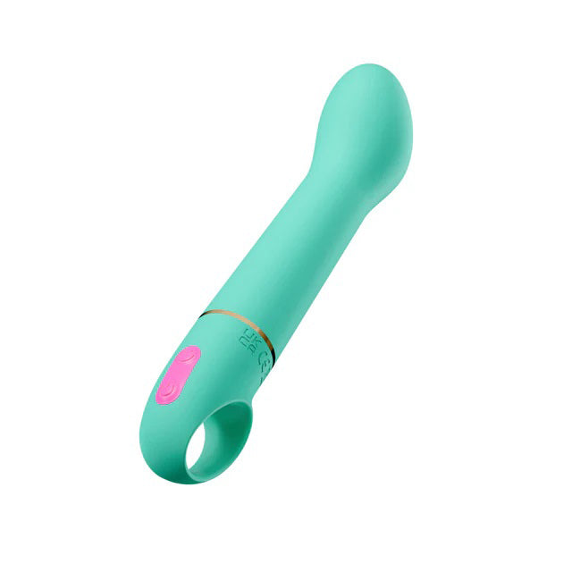 Blush Aria Flirty AF 2.0 Rechargeable G-Spot Vibe, Teal - BL-22922