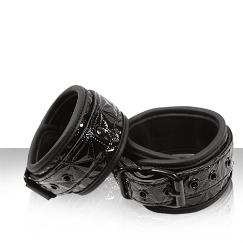 Sinful Wrist Cuffs - Black by nsnovelties