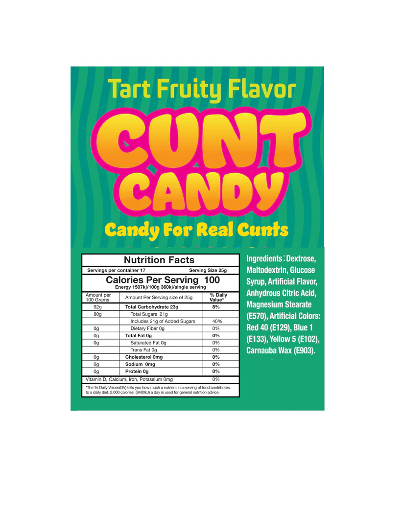 Little Genie Novelty Vagina-Shaped Candy, 3 oz Bag - LG-CP1270