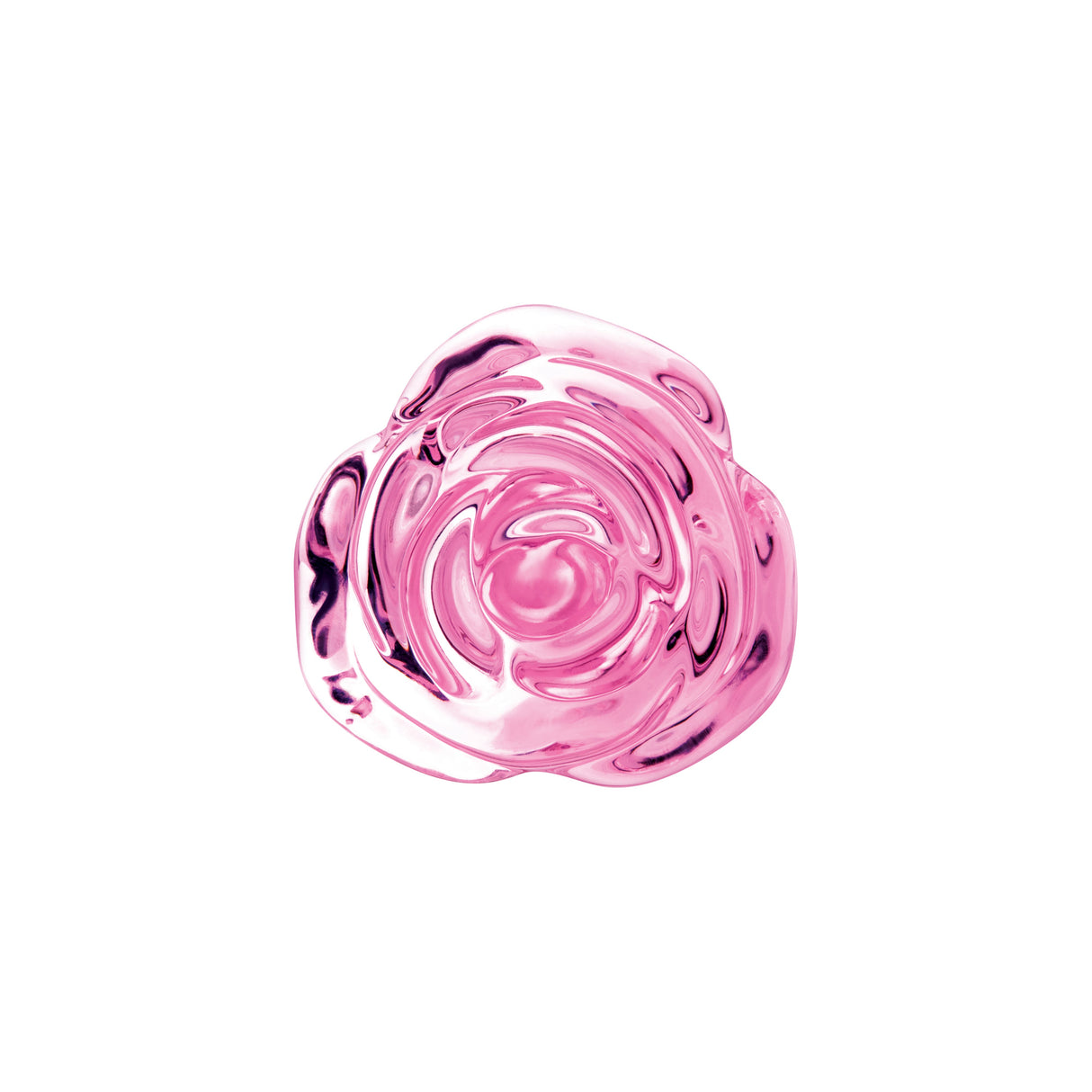 b-Vibe Pink Roses Glass Butt Plug Training Set — 2-Pack - BV2976