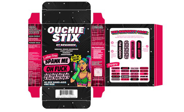 Naughty Naughty XXX Ouchie Stix Bandages 40pack