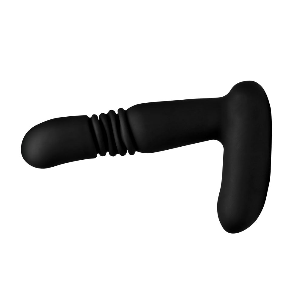 Silicone Thrusting Anal Plug With Remote Control by XR Brands