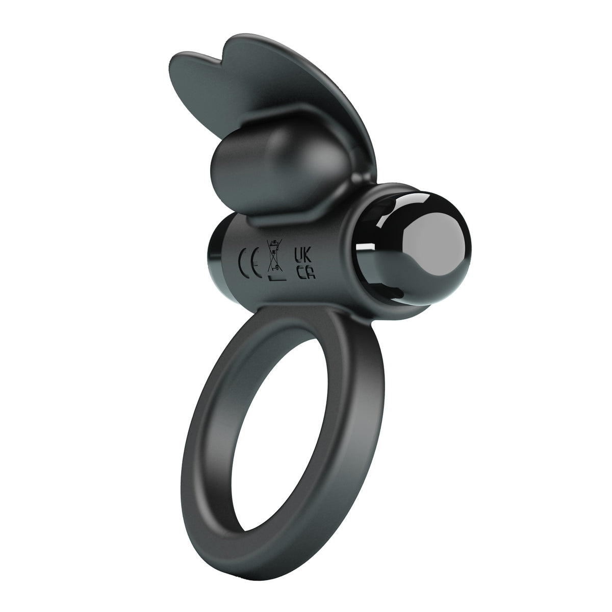 Pretty Love Debonaire Vibrating Penis Ring — Black - BI-210316