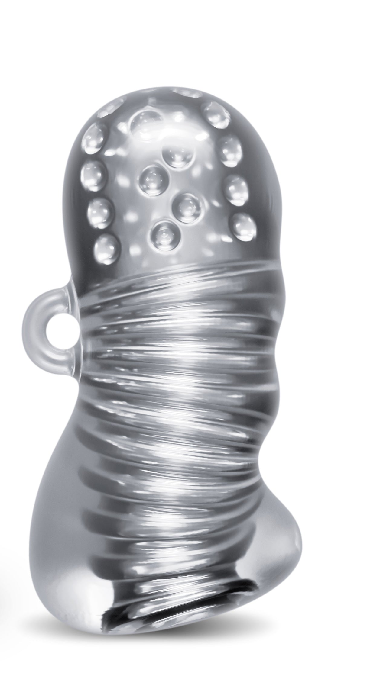 Blush Rize Squeezy Clear Masturbation Sleeve, 4.5 in - BL-72309