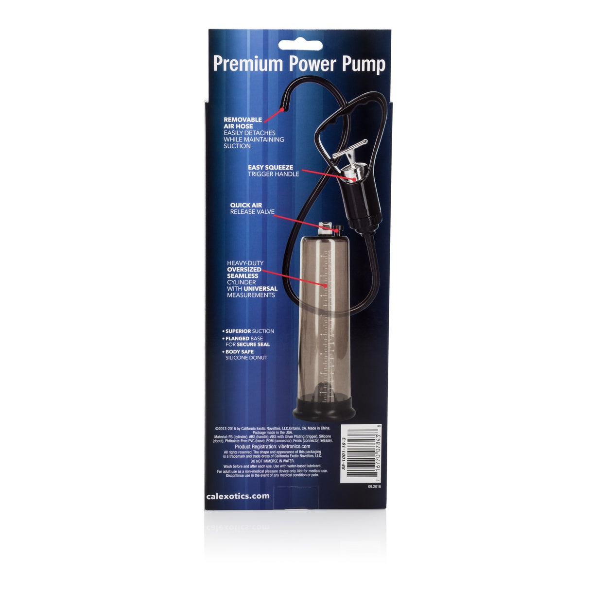Apollo Premium Power Pump - Smoke by CalExotics