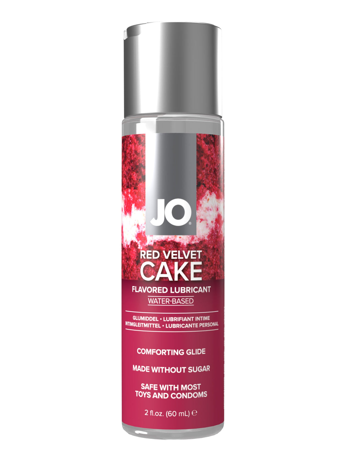 JO Lubricants H2O Red Velvet Cake Flavored Lubricant — 2 fl oz - JO1012