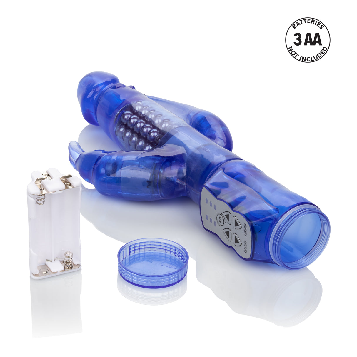 CalExotics Delight Triple Orgasm Rabbit Vibrator — 3-Motor Waterproof - SE0661502