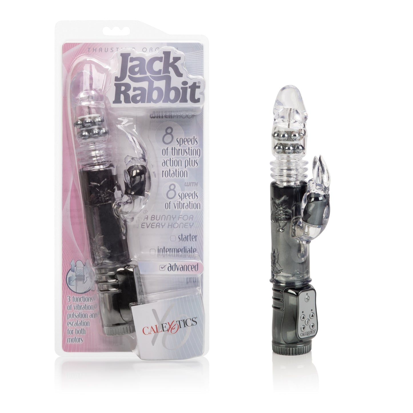Thrusting Orgasm Jack Rabbit - Black by CalExotics
