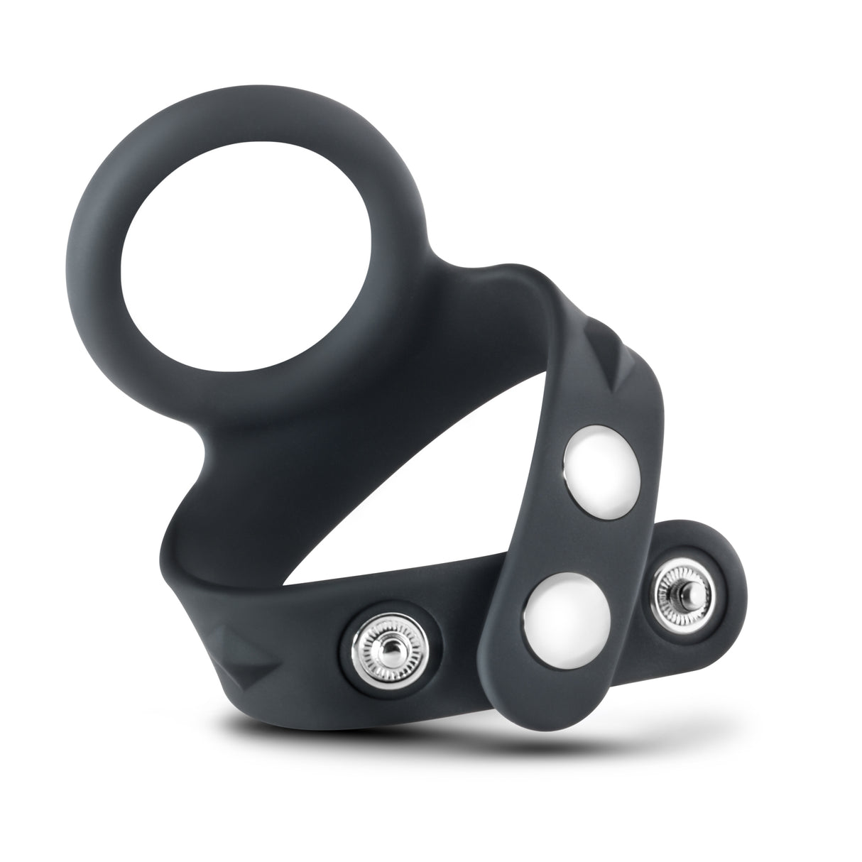 Blush Performance VS7 Silicone Cock & Ball Strap — Large, Black - BL-91725
