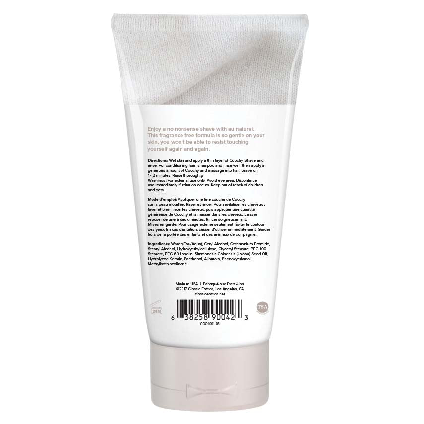 Coochy Shave Cream - Au Natural - 3.4 Oz by Classic Brands