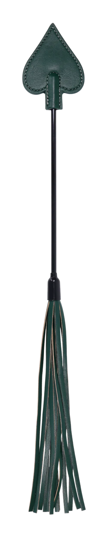 Sportsheets Indica Dual Impact Crop — Emerald Green with Gold Accents - SS10223