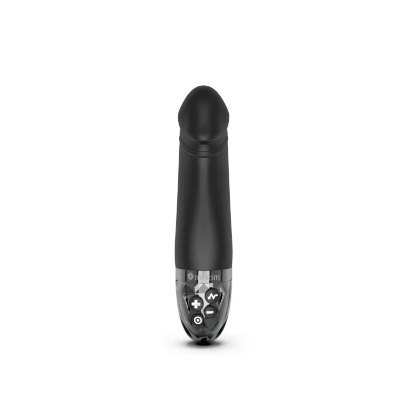Mystim Real Deal Neal e-stim Vibrator, Black — 16.5 cm - MY5423