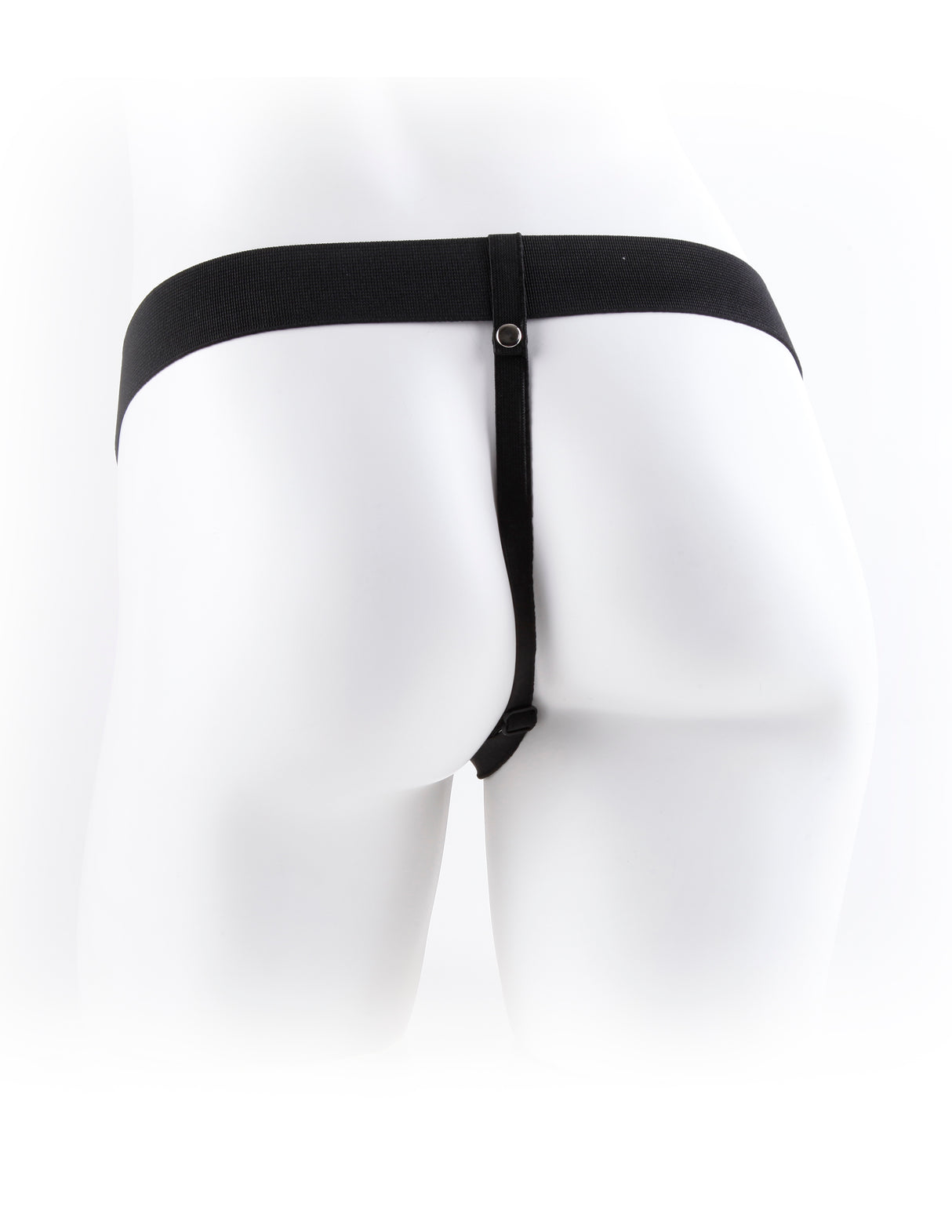 Pipedream 9 Inch Vibrating Hollow Strap-On with Balls — Flesh - PD3377-21