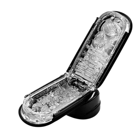 Tenga Flip Zero Black Male Masturbator (Flip-Open Sleeve) - TN380