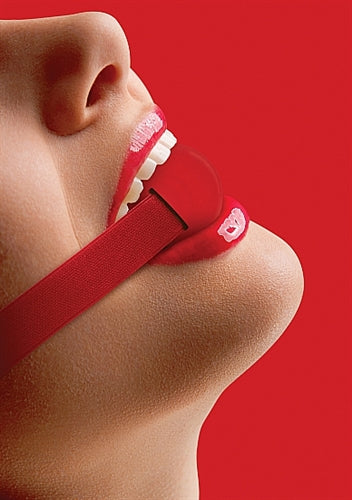 Elastic Ball Gag - Red by Shots