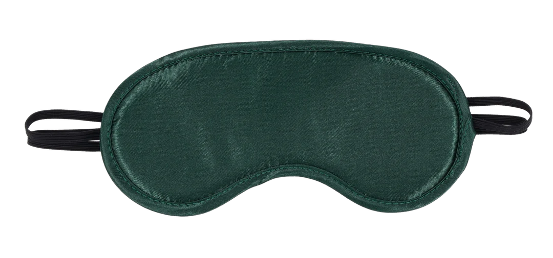 Sportsheets Indica Blindfold — Emerald Green Satin Eye Mask - SS10217