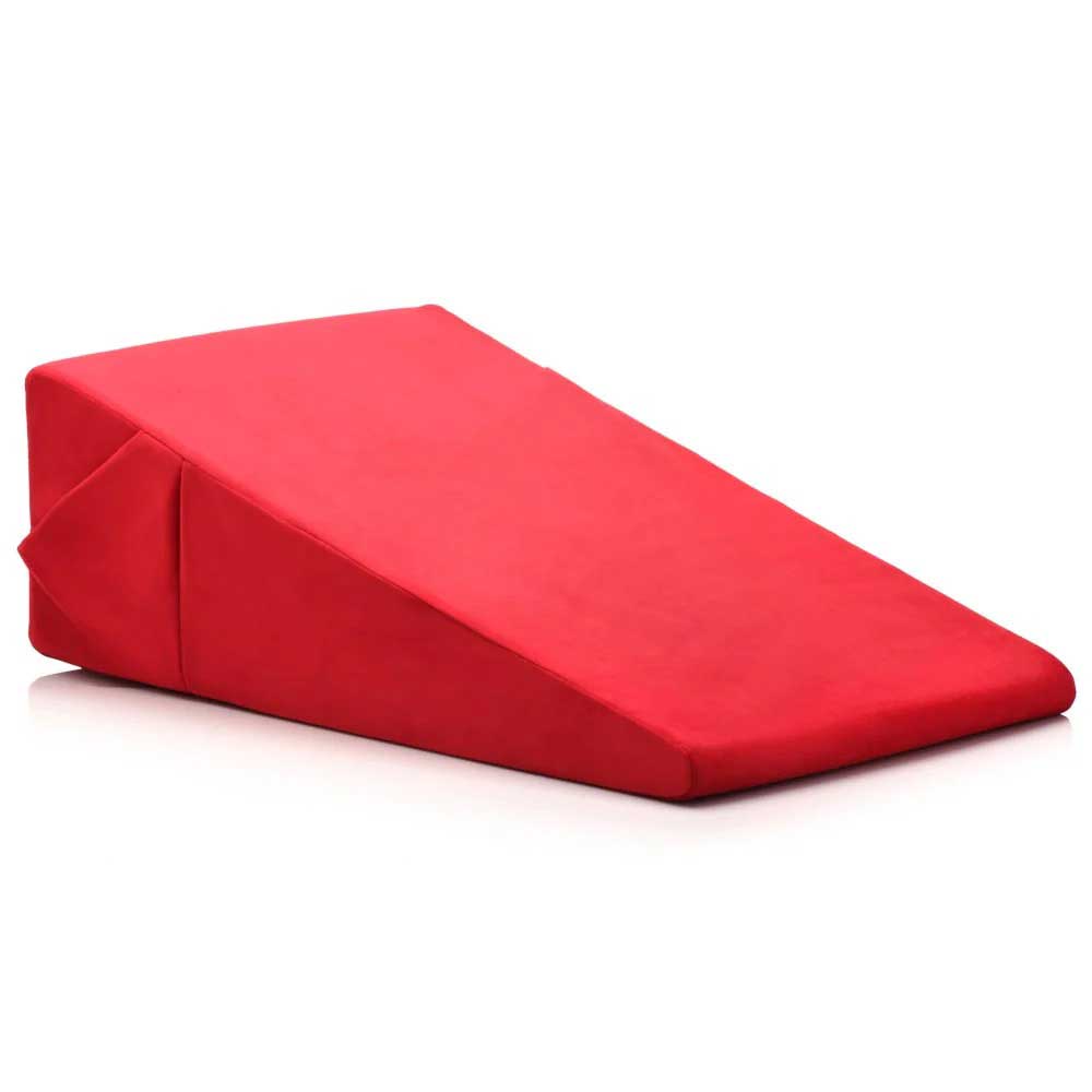 XR Brands Large Wedge Pillow Cushion, Red — 29.5 x 19 x 10 in - BB-AH179