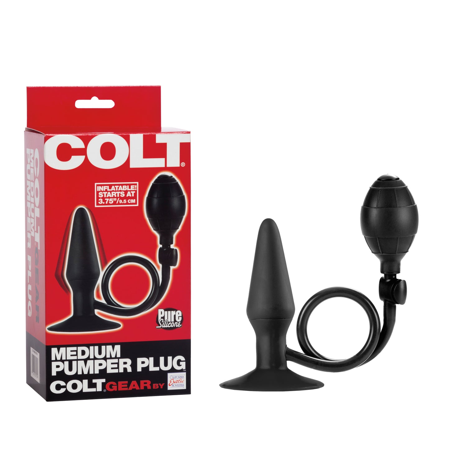 Colt Medium Pumper Plug - Black by CalExotics