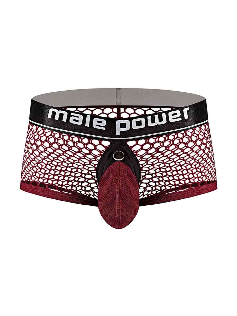 "Cock Pit Net Mini Cock Ring Short - Large - Burgundy MP-120260BNLG"