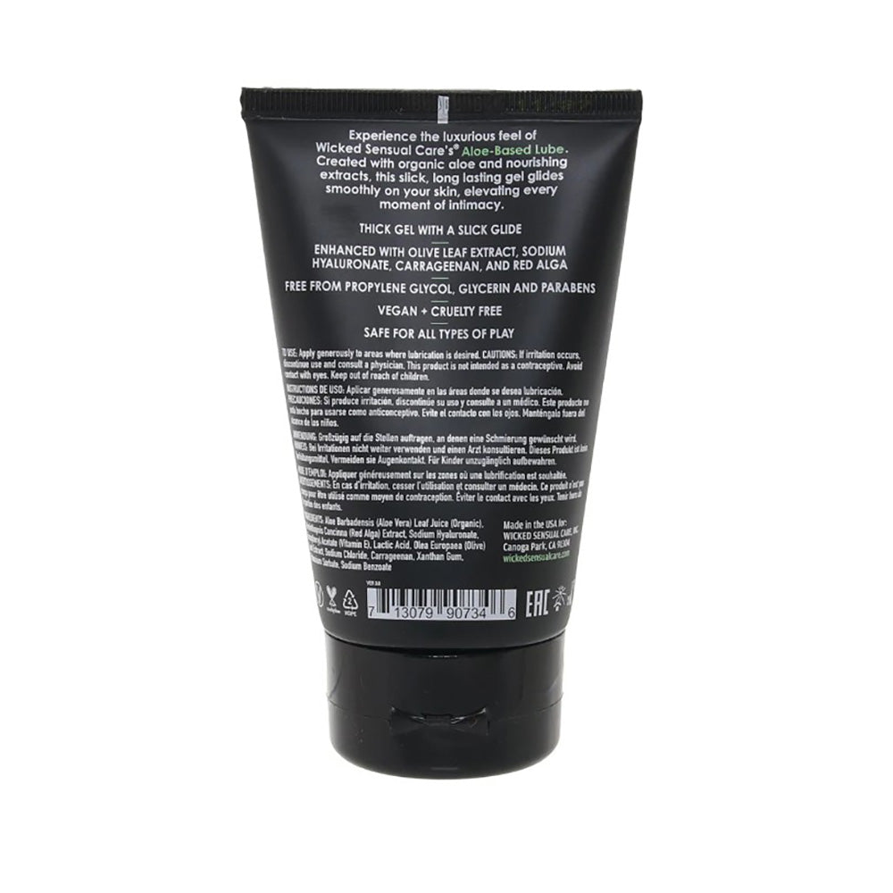Wicked Aloe Vera Based Lube — 4 oz - WS-90734