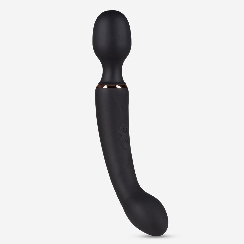 Blush Gia Dual-Ended Rechargeable Vibrator, Black - BL-71105