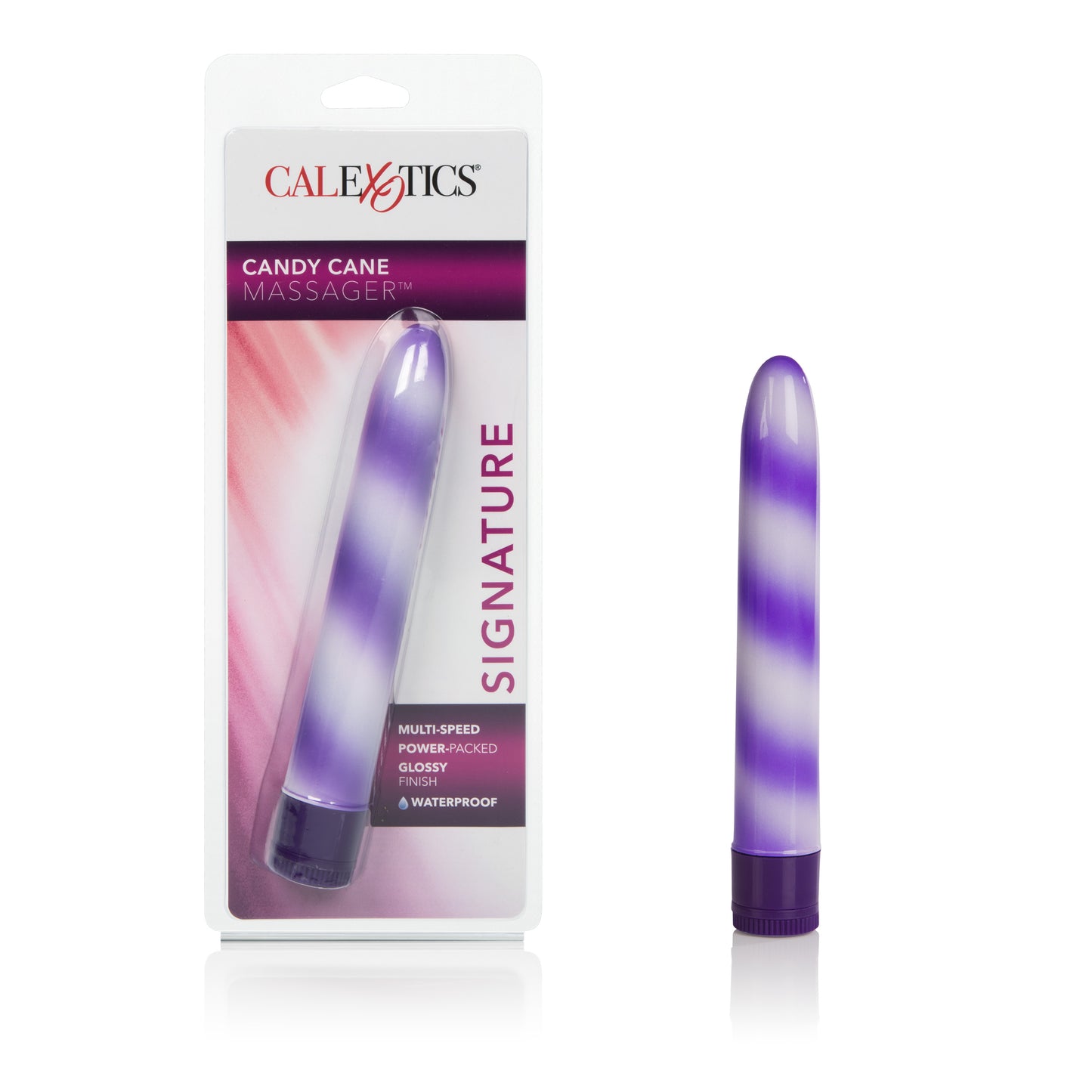 Candy Cane Massager - Purple by CalExotics