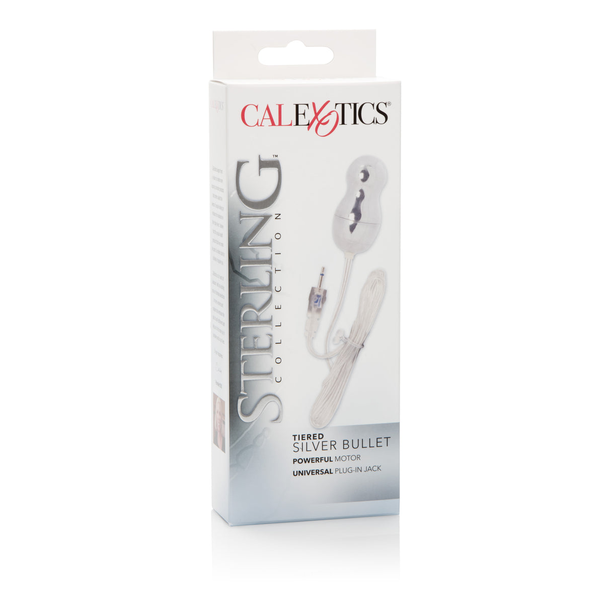 Sterling Collection Triple Tiered Silver Bullet by CalExotics