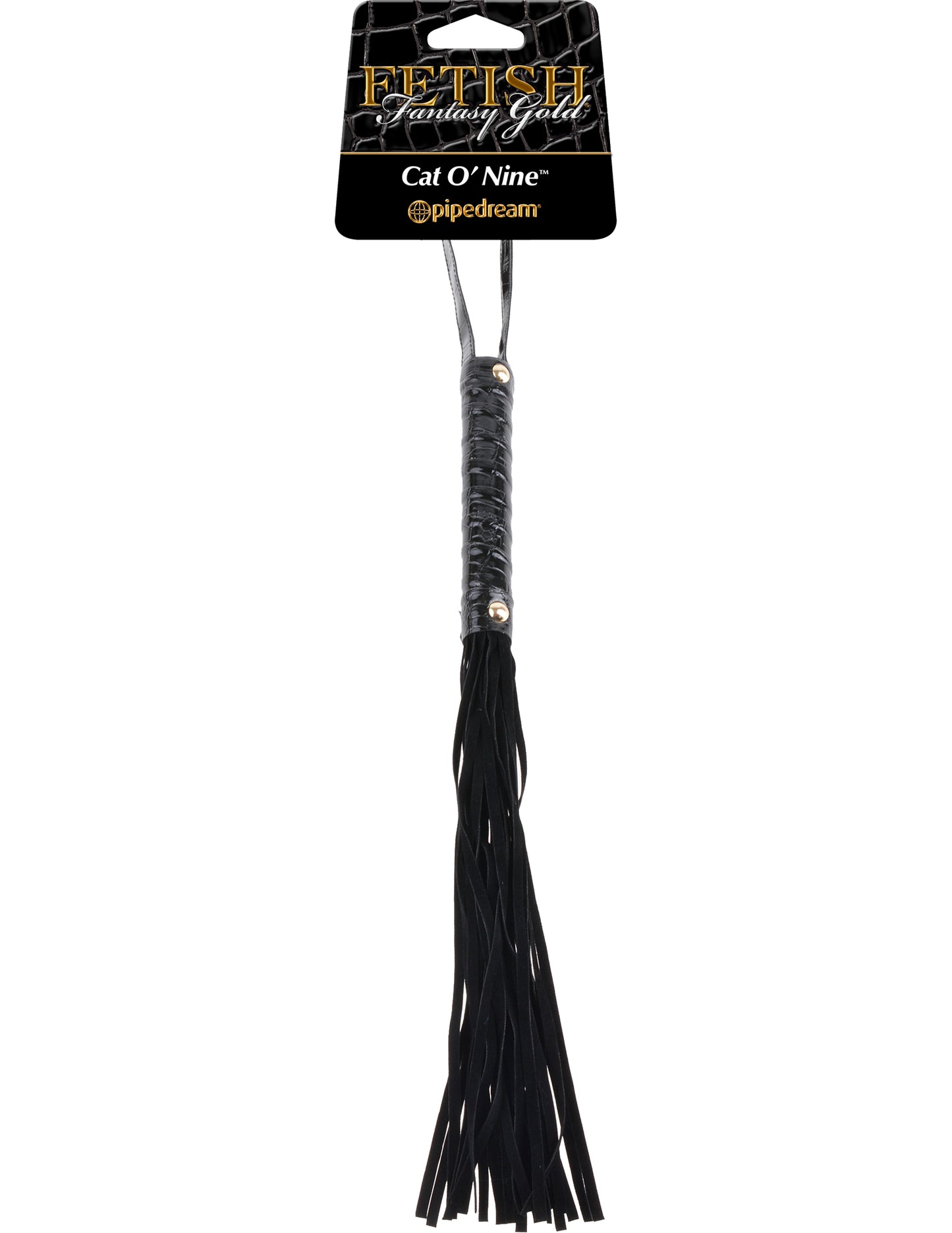 Fetish Fantasy Gold Cat O Nine - Black by Pipedream