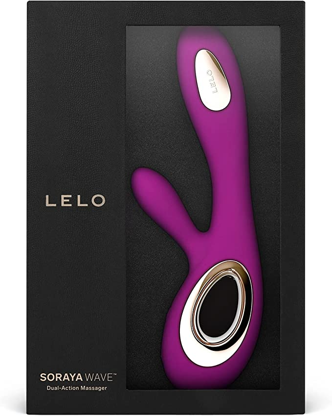Lelo Soraya Wave Rabbit Vibrator — Deep Rose - LELO-7840